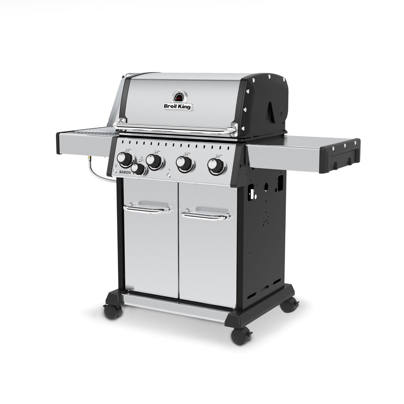 Broil King Broil King BARON S440 PRO IR BBQ with Infrared Side Burner Freestanding Gas Grill