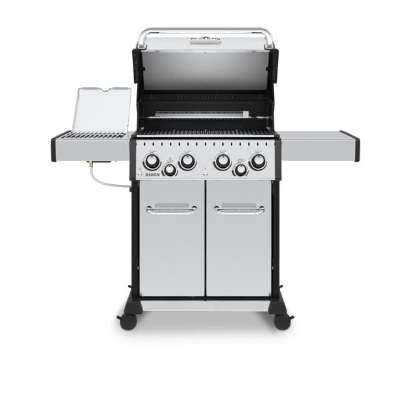 Broil King BARON S490 PRO IR BBQ with Infrared Side Burner, Rear