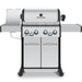 Broil King Broil King BARON S490 PRO IR BBQ with Infrared Side Burner, Rear Rotisserie Burner & Rotisserie Kit Propane / Stainless Steel 875944 Freestanding Gas Grill 062703759449