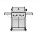 Broil King Broil King BARON S490 PRO IR BBQ with Infrared Side Burner, Rear Rotisserie Burner & Rotisserie Kit Propane / Stainless Steel 875944 Freestanding Gas Grill 062703759449