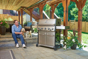 Broil King Broil King BARON S590 PRO IR BBQ with Infrared Side Burner, Rear Rotisserie Burner & Rotisserie Kit Freestanding Gas Grill
