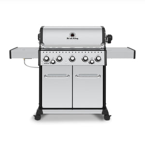 Broil King BARON S590 PRO IR BBQ with Infrared Side Burner, Rear Rotisserie Burner & Rotisserie Kit
