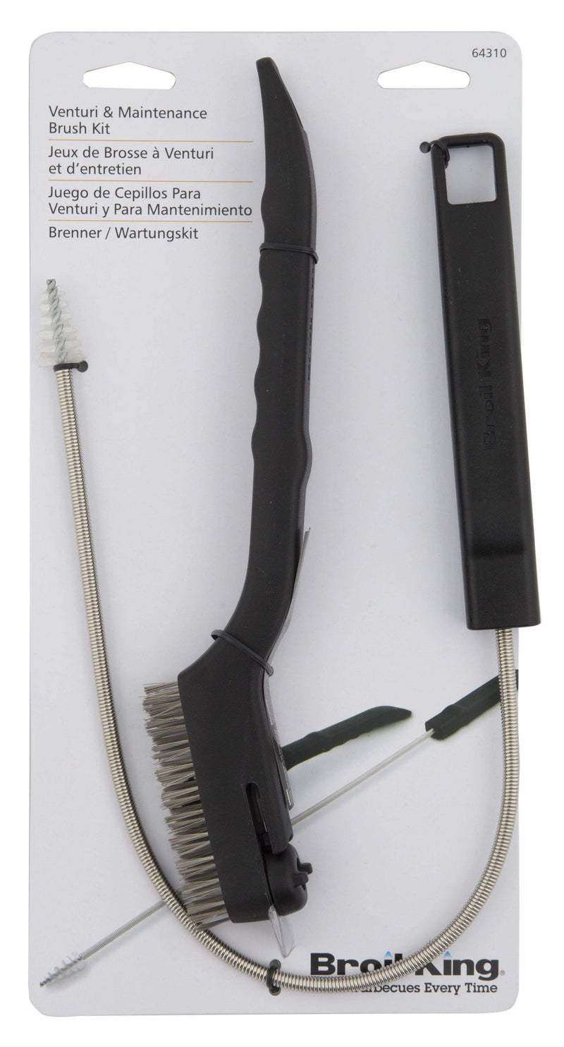 Broil King Broil King Burner Brush & Maintenance Set Stainless Steel 64310 64310 Accessory Cleaning Brush 060162643101