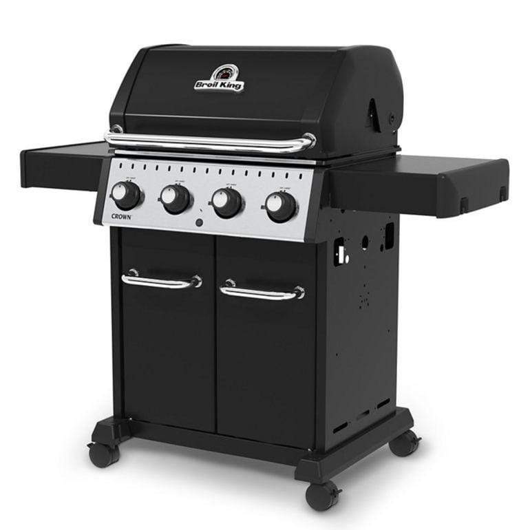 Broil King Broil King CROWN 420 4-Burner BBQ with Heavy-Duty Cast Iron Cooking Grids Freestanding Gas Grill