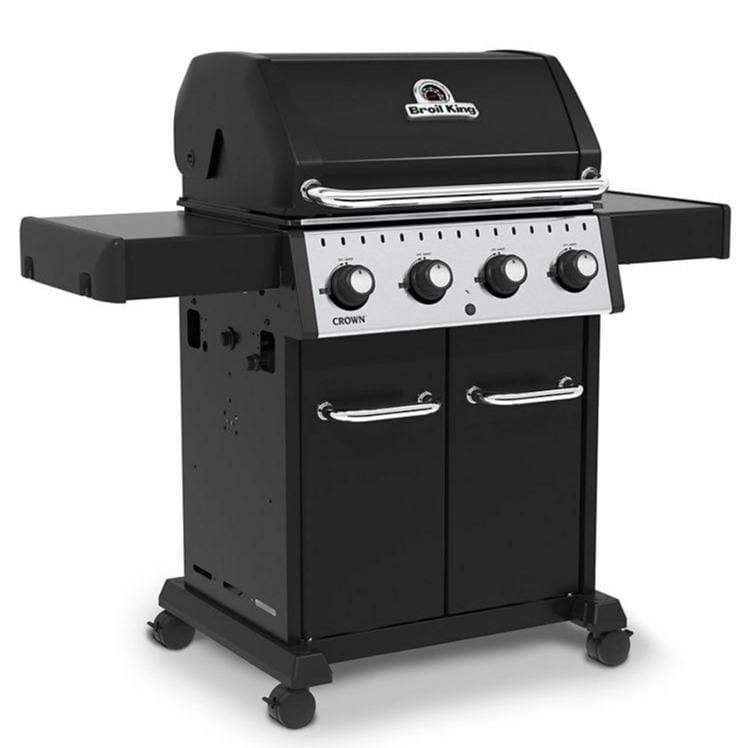 Broil King Broil King CROWN 420 4-Burner BBQ with Heavy-Duty Cast Iron Cooking Grids Freestanding Gas Grill