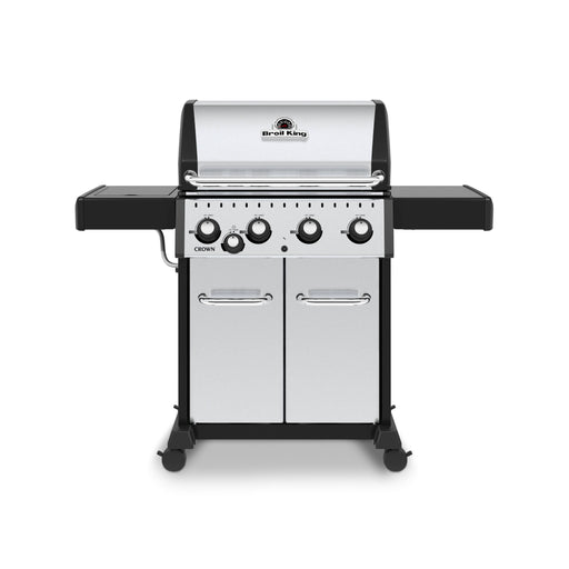 Broil King Broil King CROWN S440 BBQ with Side Burner & Heavy-Duty Cast Iron Cooking Grids Freestanding Gas Grill