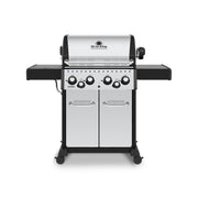 Broil King Broil King CROWN S490 BBQ with Side Burner, Rear Rotisserie Burner, Rotisserie Kit & Heavy-Duty Cast Iron Cooking Grids Freestanding Gas Grill