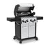 Broil King Broil King CROWN S490 BBQ with Side Burner, Rear Rotisserie Burner, Rotisserie Kit & Heavy-Duty Cast Iron Cooking Grids Freestanding Gas Grill