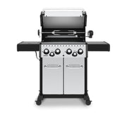 Broil King Broil King CROWN S490 BBQ with Side Burner, Rear Rotisserie Burner, Rotisserie Kit & Heavy-Duty Cast Iron Cooking Grids Freestanding Gas Grill