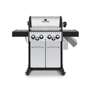 Broil King Broil King CROWN S490 BBQ with Side Burner, Rear Rotisserie Burner, Rotisserie Kit & Heavy-Duty Cast Iron Cooking Grids Freestanding Gas Grill