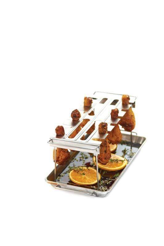 Broil King Broil King Drumstick & Wing Rack (Stainless Steel) 64152 64152 Accessory Grill Rack & Roaster 060162641527