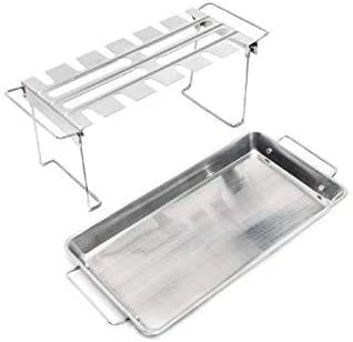 Broil King Broil King Drumstick & Wing Rack (Stainless Steel) 64152 64152 Accessory Grill Rack & Roaster 060162641527