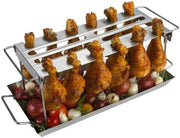 Broil King Broil King Drumstick & Wing Rack (Stainless Steel) 64152 64152 Accessory Grill Rack & Roaster 060162641527