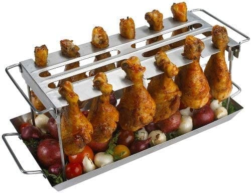 Broil King Broil King Drumstick & Wing Rack (Stainless Steel) 64152 64152 Accessory Grill Rack & Roaster 060162641527