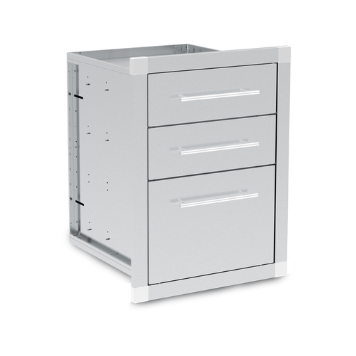 Broil King Broil King Enclosed 3 Drawer Assembly - 800510 800510 Outdoor Kitchen Cabinets 062703118260