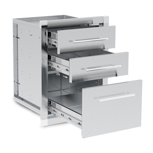 Broil King Broil King Enclosed 3 Drawer Assembly - 800510 800510 Outdoor Kitchen Cabinets 062703118260