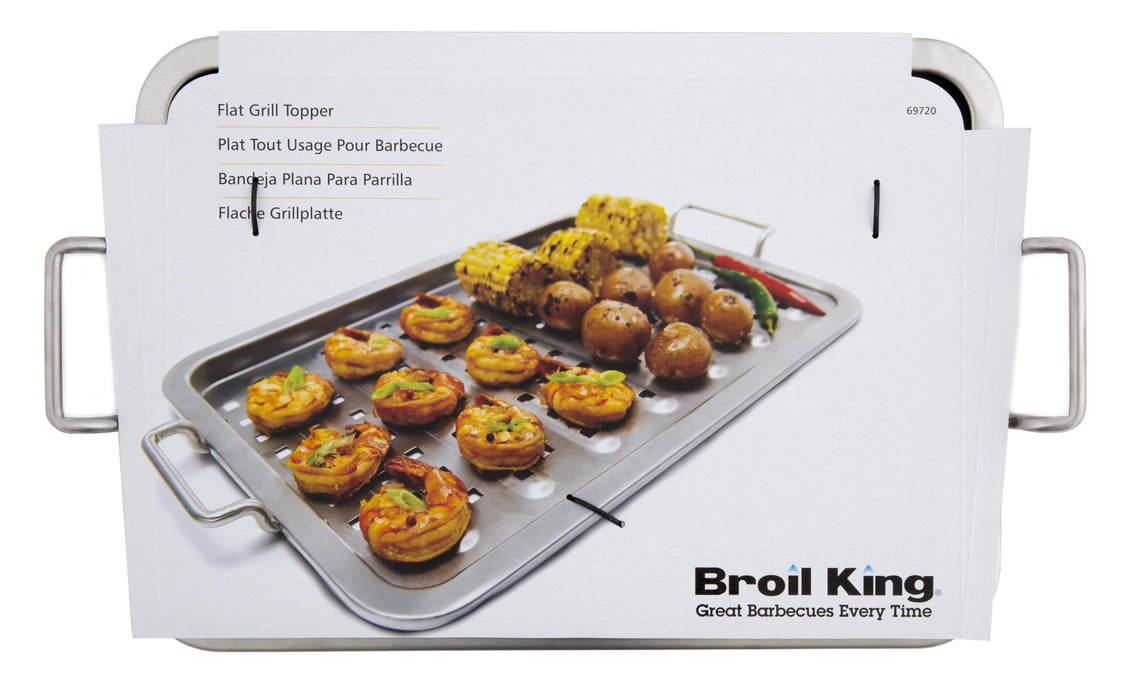 Broil King 69712 Stainless Steel Flat Grill Topper