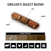Broil King Broil King Griller's Select Blend (Maple, Oak, Cherry) Pellets 20 lb Resealable Bag 63939 Accessory Smoker Wood Chip & Chunk 060162639395