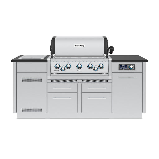 Broil King Broil King Imperial QS 590i Propane 698884 Outdoor Kitchen Pre-Built Bundle 62703988849