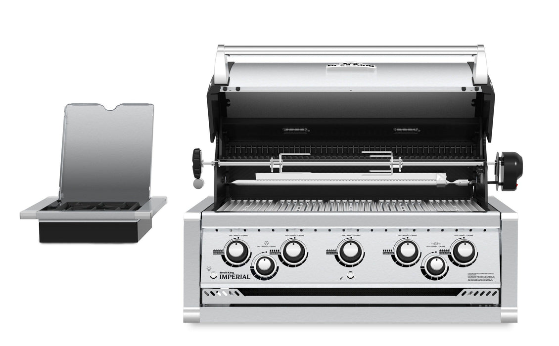 Broil King Broil King IMPERIAL S590 Built-in Grill with Side Burner & Rotisserie Kit Built-in Gas Grill