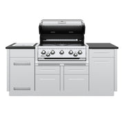 Broil King Broil King IMPERIAL S590i Grilling Center w/ Granite Counter Top, Side Burner, Rear Rotisserie Burner, & Rotisserie Kit Built-in Gas Grill