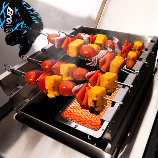 Broil King Broil King IR Side Burner Wind Shield 18671 18671 Accessory Skewer 062703186719