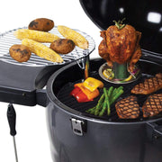 Broil King Broil King KEG 5000 Charcoal Grill Smoker w/ Heavy-Duty Cast Iron Cooking Grate 911470 Black / Charcoal 911470 Freestanding Kamado Grill 062703114705