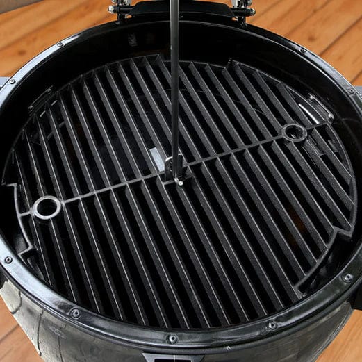Broil King Broil King KEG 5000 Charcoal Grill Smoker w/ Heavy-Duty Cast Iron Cooking Grate + GrillGrate Cooking Grate Bundle(US) Black / Charcoal US-KEG5000GG Freestanding Kamado Grill