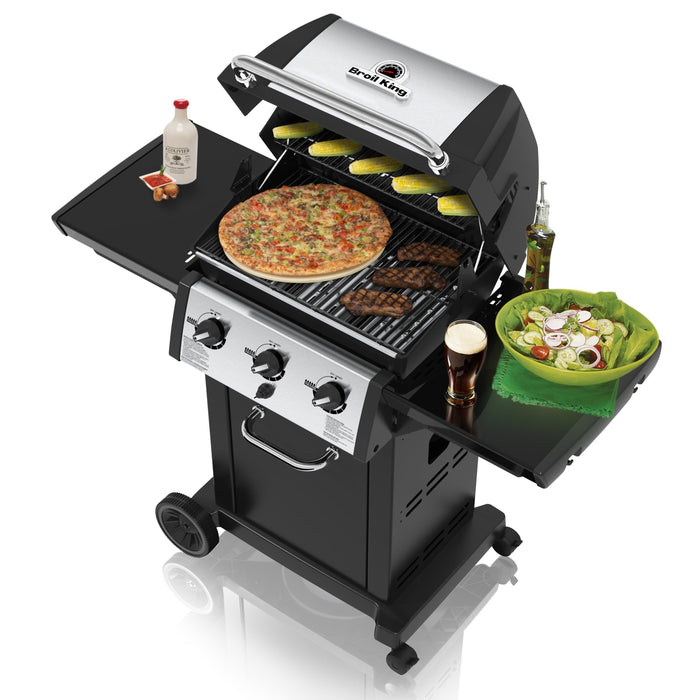 Broil King Broil King MONARCH 320 3-Burner BBQ with Heavy-Duty Cast Iron Cooking Grids Freestanding Gas Grill