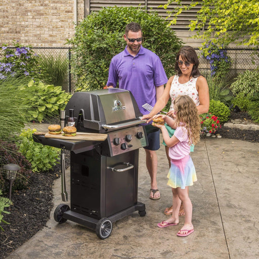 Broil King Broil King MONARCH 340 3-Burner BBQ with Side Burner & Heavy-Duty Cast Iron Cooking Grids Freestanding Gas Grill