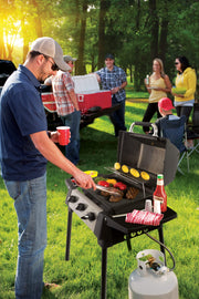 Broil King Broil King PORTA-CHEF 320 3-Burner Portable Propane BBQ Propane / Black 952654 Portable Gas Grill 062703526546