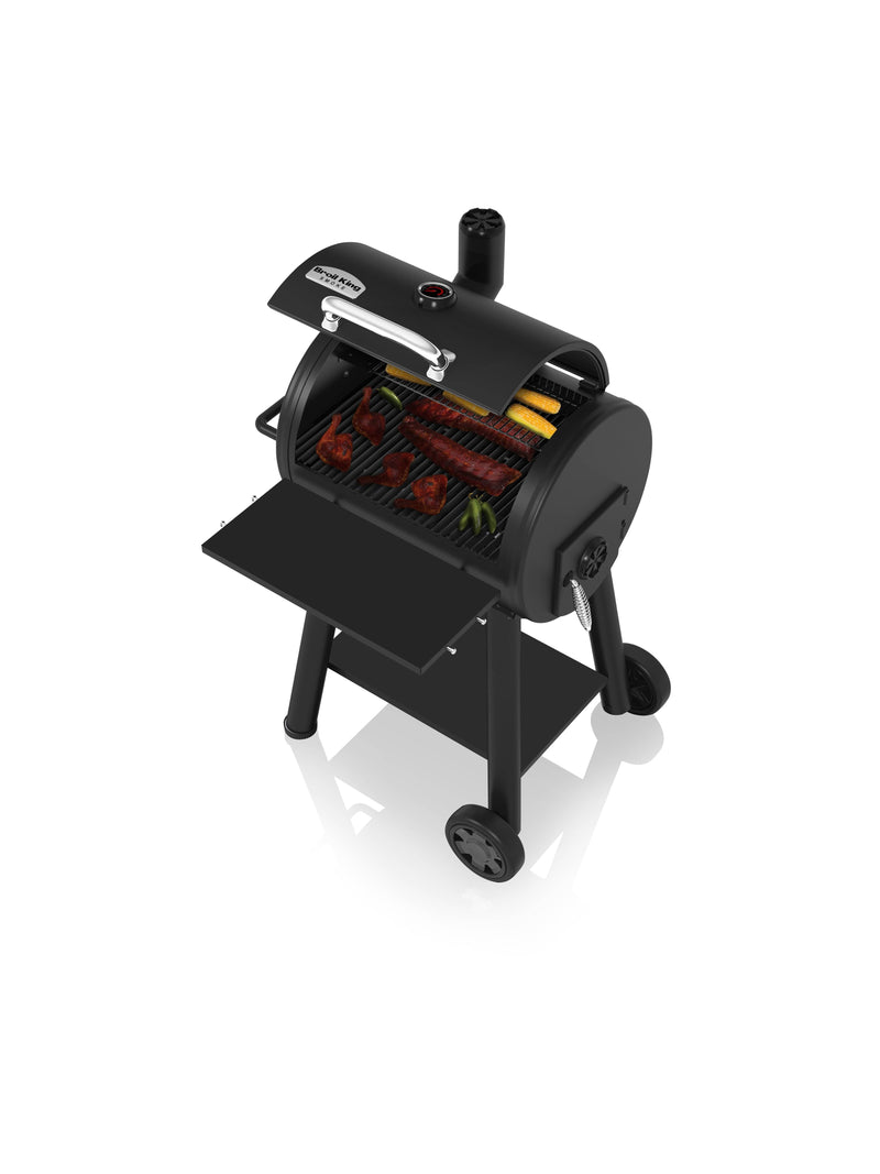 Broil King Broil King REGAL Charcoal Grill 400 w/ Heavy Duty Cast Iron Grids Charcoal / Black 945050 Freestanding Charcoal Grill 062703450506