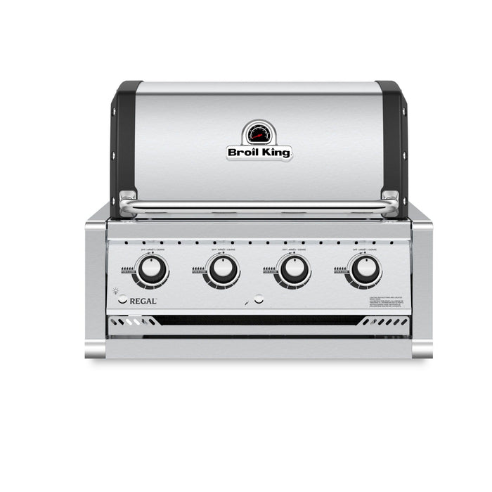 Broil King Broil King REGAL S420 4-Burner Built-In Grill with 9mm Stainless Steel Cooking Grids Propane / Stainless Steel 885714 Built-in Gas Grill 062703857145
