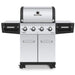 Broil King Broil King REGAL S420 PRO 4-Burner BBQ with 9mm Stainless Steel Cooking Grids Natural Gas / Stainless Steel 956317 Freestanding Gas Grill 062703563176
