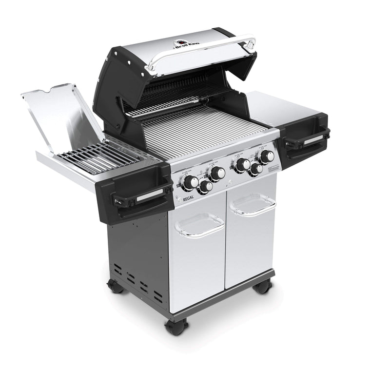 Broil King Broil King REGAL S490 PRO IR BBQ with Infrared Side Burner, Rear Rotisserie Burner & Rotisserie Kit Freestanding Gas Grill