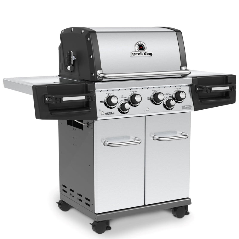 Broil King Broil King REGAL S490 PRO IR BBQ with Infrared Side Burner, Rear Rotisserie Burner & Rotisserie Kit Freestanding Gas Grill