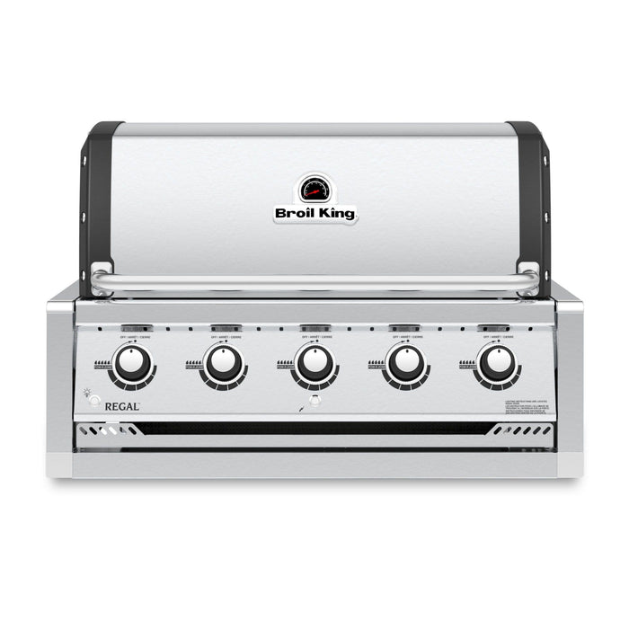 Broil King Broil King REGAL S520 5-Burner Built-In Grill w/ 9mm Stainless Steel Cooking Grids Propane / Stainless Steel 886714 Built-in Gas Grill 062703867144