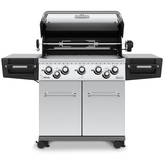 Broil King REGAL S590 PRO BBQ with Side Burner, Rear Rotisserie