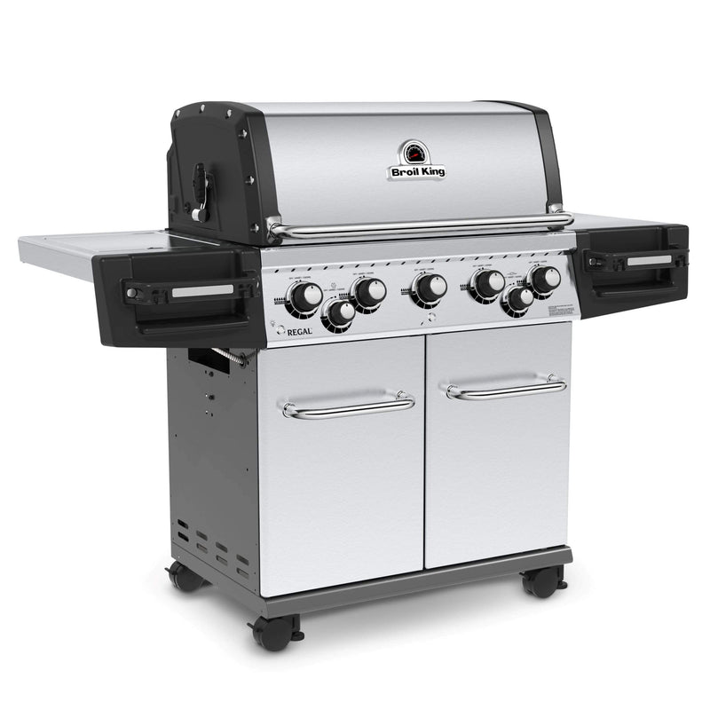 Broil King Broil King REGAL S590 PRO IR BBQ with Infrared Side Burner, Rear Rotisserie Burner & Rotisserie Kit Freestanding Gas Grill