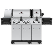 Broil King Broil King REGAL S690 PRO IR BBQ w/ Infrared Side Burner, Rear Rotisserie Burner & Rotisserie Kit Propane / Stainless Steel 957944 Freestanding Gas Grill 062703579443