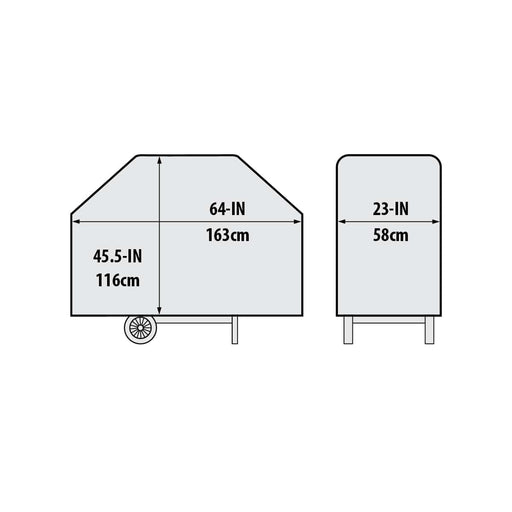 Broil King Broil King Select Bbq Cover 64-inch Fits Selected Baron, Signet, Sovereign, Crown Series 67488 67488 Accessory Cover BBQ 060162674884
