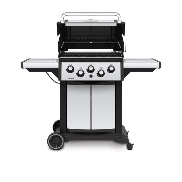 Broil King Broil King SIGNET 390 3-Burner BBQ with Side Burner, Rear Rotisserie Burner, Rotisserie Kit & Heavy-Duty Cast Iron Cooking Grids Freestanding Gas Grill
