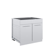 Broil King Broil King Stainless Steel 2 Door Cabinet Outdoor Kitchen System 804200 Outdoor Kitchen Door, Drawer & Cabinet 062703107134