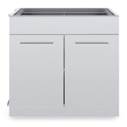 Broil King Broil King Stainless Steel 2 Door Cabinet Outdoor Kitchen System 804200 Outdoor Kitchen Door, Drawer & Cabinet 062703107134
