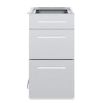 Broil King Stainless Steel 3 Drawer Cabinet Outdoor Kitchen System