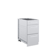 Broil King Broil King Stainless Steel 3 Drawer Cabinet Outdoor Kitchen System 802500 Outdoor Kitchen Door, Drawer & Cabinet 062703107141