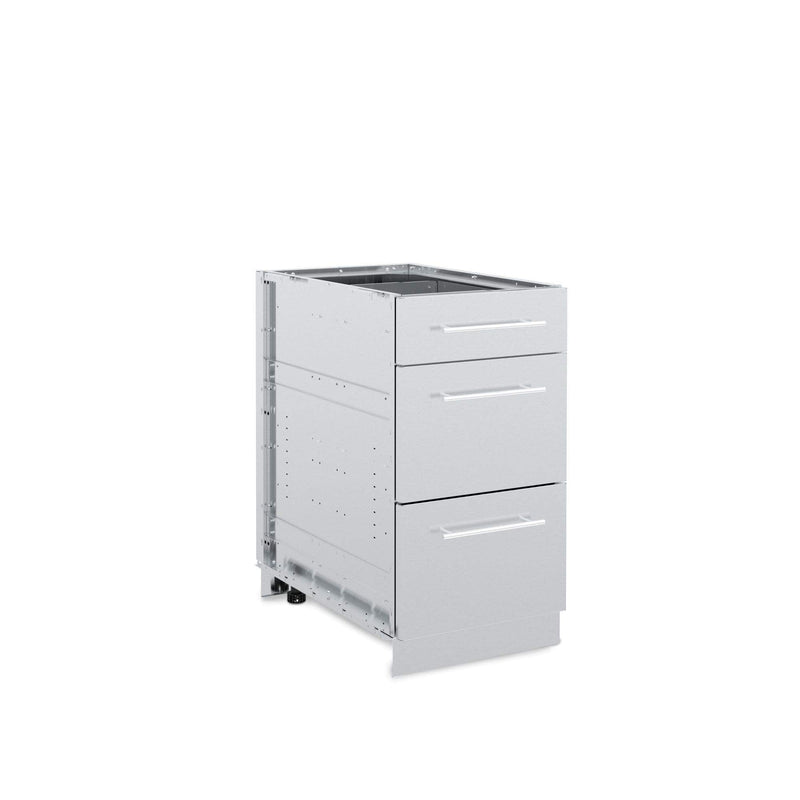 Broil King Broil King Stainless Steel 3 Drawer Cabinet Outdoor Kitchen System 802500 Outdoor Kitchen Door, Drawer & Cabinet 062703107141