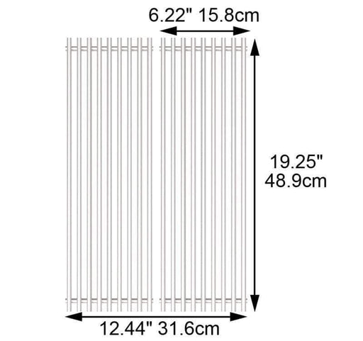 Broil King Broil King Stainless Steel Cooking Grid (Each) 11153 Part Cooking Grate, Grid & Grill 626821111536