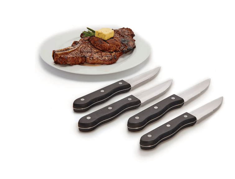 Broil King Broil King Stainless Steel Steak Knife Set (4 Pack) 64935 64935 Accessory Food Prep Tool 060162649356