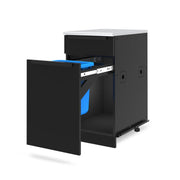 Broil King Broil King Waste Organizer Cabinet Black 811810 Outdoor Kitchen Cabinets 062703122076